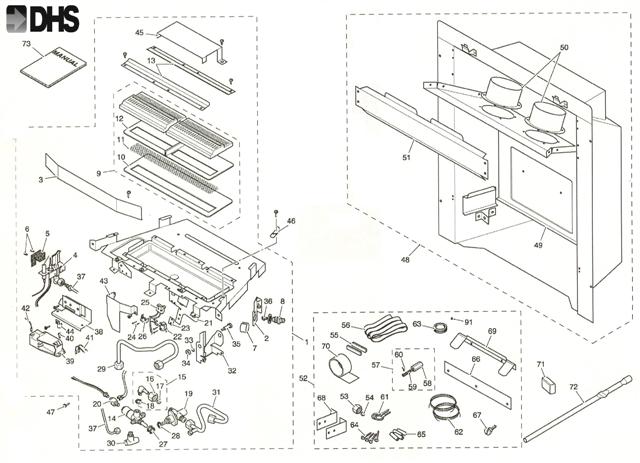 Exploded Diagram for BURNER TRAY