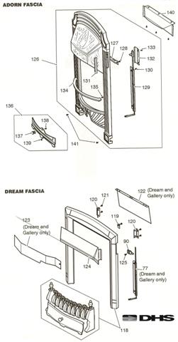 Exploded Diagram for FASCIA