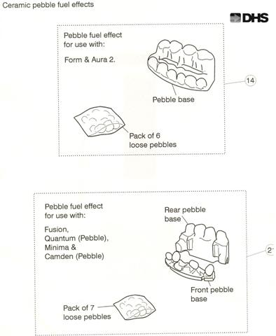 Exploded Diagram for CERAMIC PEBBLE FUEL EFFECT