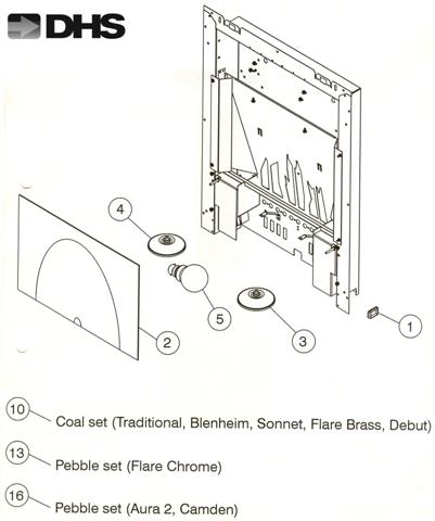 Exploded Diagram for HEAT ENGINE & CERAMIC FUEL EFF