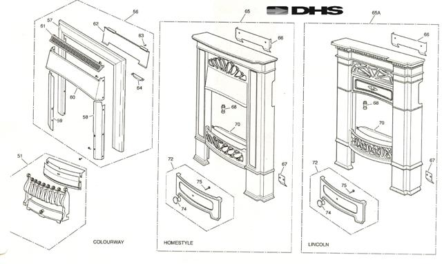 Exploded Diagram for TRIMS