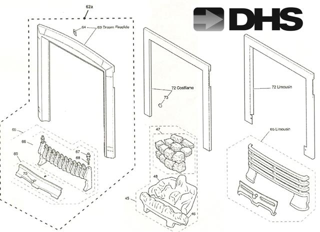 Exploded Diagram for CERAMICS/TRIMS