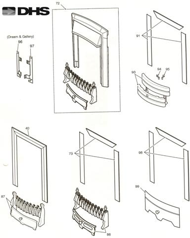 Exploded Diagram for FASCIA
