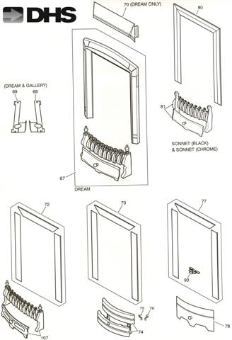 Exploded Diagram for FASCIA