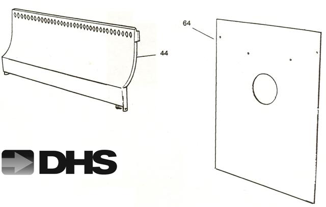 Exploded Diagram for FRONT PANEL/CLOSURE PLATE