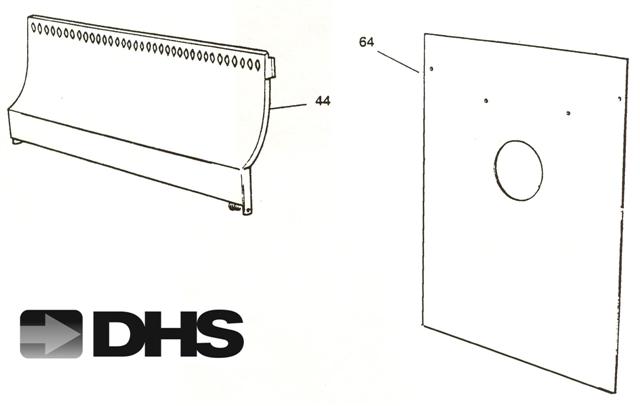 Exploded Diagram for FRONT PANEL/CLOSURE PLATE