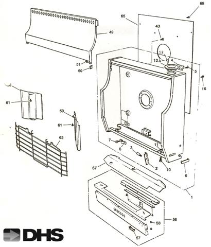 Exploded Diagram for CASE/CLOSURE PLATE