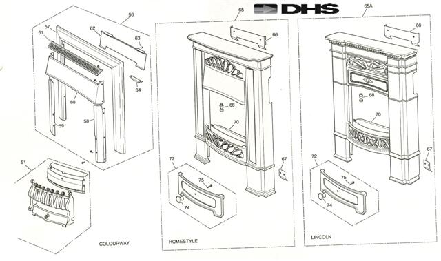 Exploded Diagram for TRIMS