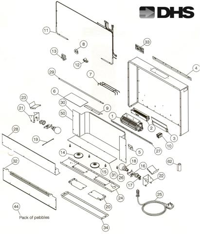 Exploded Diagram for HEAT ENGINE