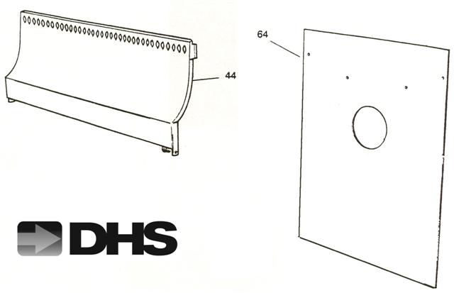 Exploded Diagram for FRONT PANEL/CLOSURE PLATE