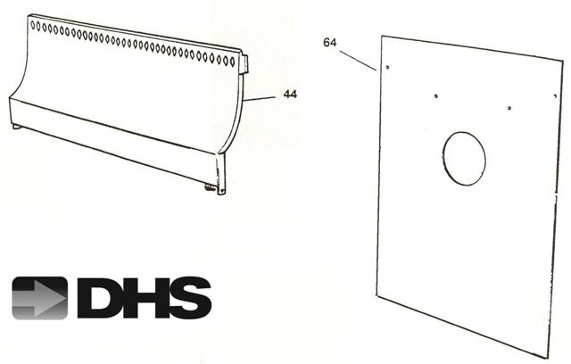 Exploded Diagram for FRONT PANEL/CLOSURE PLATE