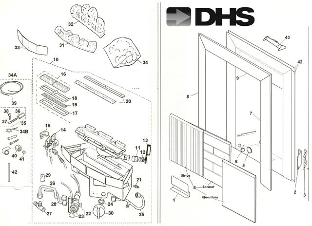 Exploded Diagram for BURNER TRAY