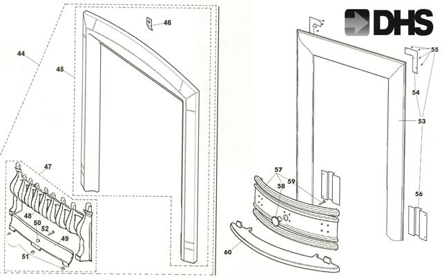 Exploded Diagram for CASTINGS/TRIMS