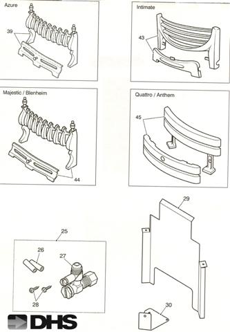 Exploded Diagram for CASTINGS/ACCESSORIES