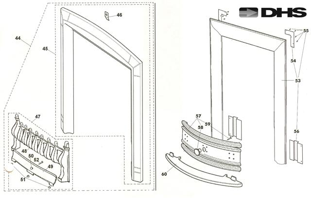 Exploded Diagram for CASTINGS/TRIMS