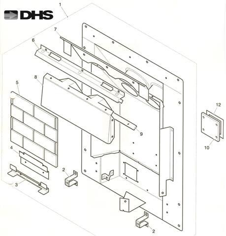 Exploded Diagram for CONVECTOR BOX