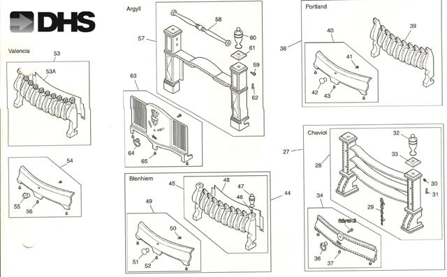 Exploded Diagram for CASTINGS