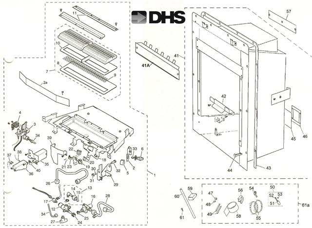 Exploded Diagram for BURNER TRAY/CONVECTION BOX/FIX