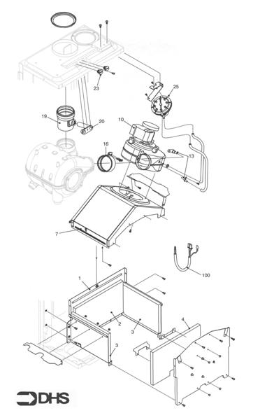 Exploded Diagram for FAN ASSY