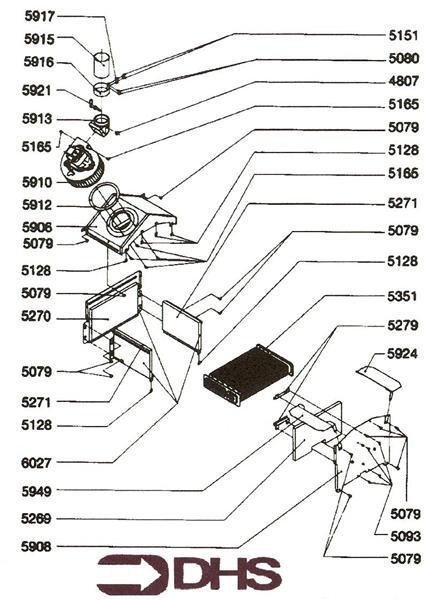 Exploded Diagram for COMBUSTION CHAMBER