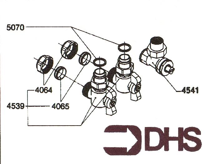 Exploded Diagram for TAPS & CONNCETION PIPES