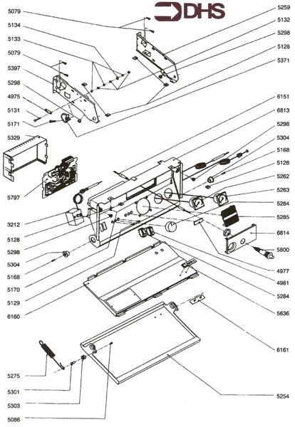 Exploded Diagram for FRONT PANEL