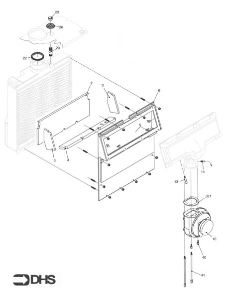 Exploded Diagram for FAN ASSY