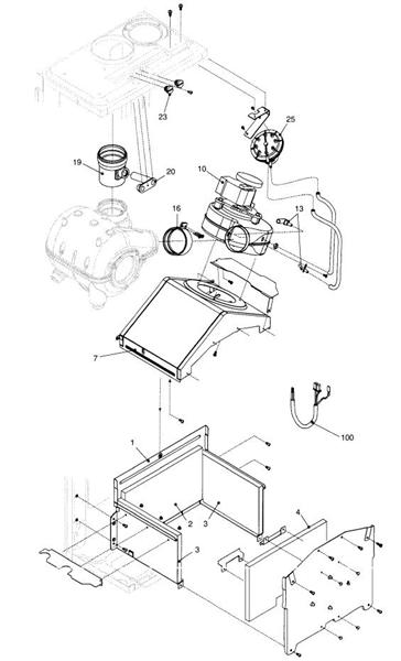 Exploded Diagram for COMBUSTION COMPONENTS