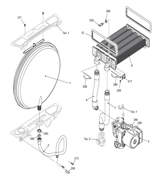 Exploded Diagram for EXPANSION VESSEL