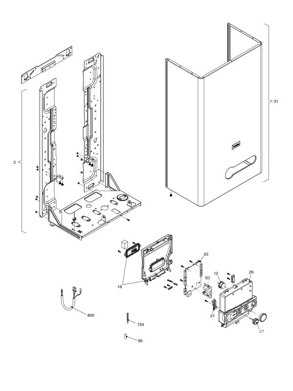 ELECTRIC/CASE COMPONENTS logo
