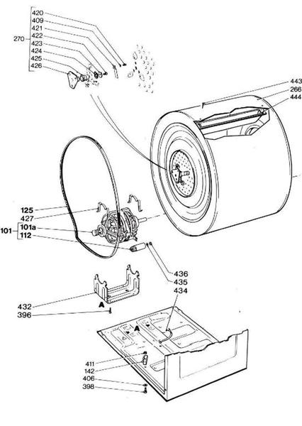 Exploded Diagram for DRUM ASSEMBLY