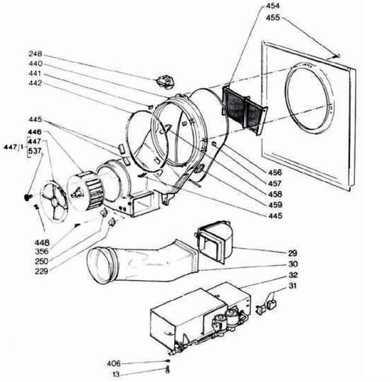 Exploded Diagram for DRUM ASSEMBLY