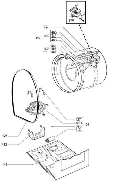 Exploded Diagram for DRUM ASSEMBLY