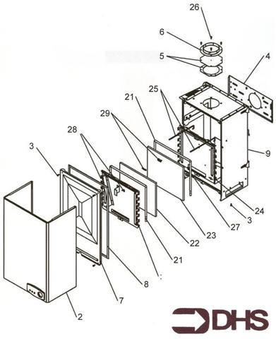 Exploded Diagram for SUPERSTRUCTURE & CASE