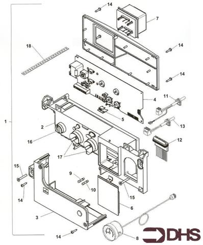 Exploded Diagram for ELECTRICAL BOX ASSEMBLY