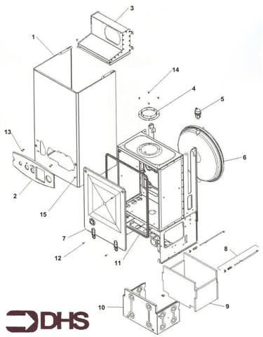 Exploded Diagram for SUPERSTRUCTURE & CASE