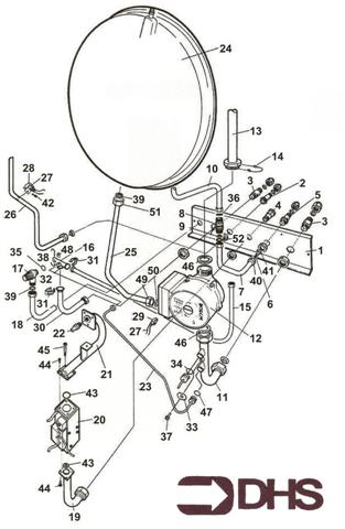 Exploded Diagram for PUMP & HYDRAULIC ASSY