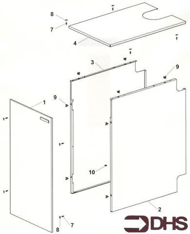 Exploded Diagram for CABINET