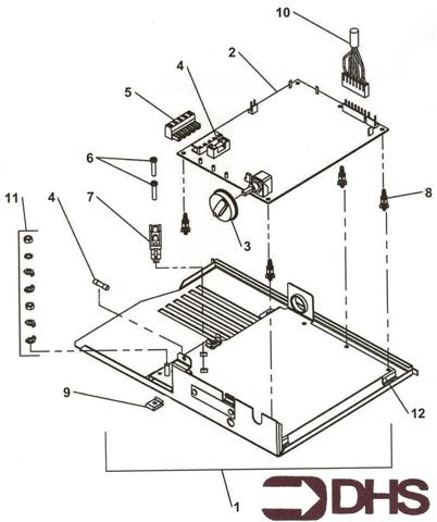 Exploded Diagram for ELECTRICAL BOX ASSEMBLY
