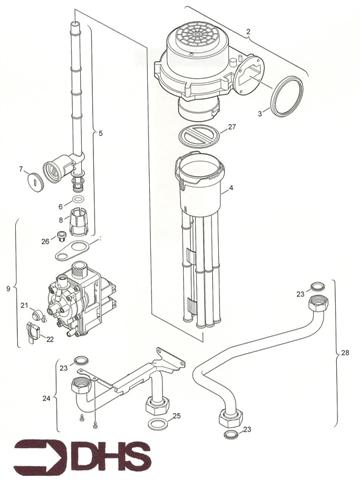 Exploded Diagram for GAS VALVE