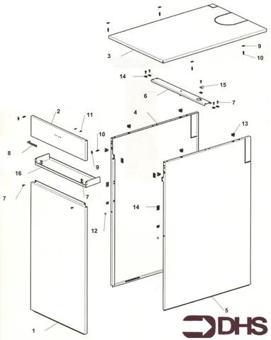 Exploded Diagram for CABINET