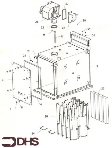 Exploded Diagram for PRIMARY H/E