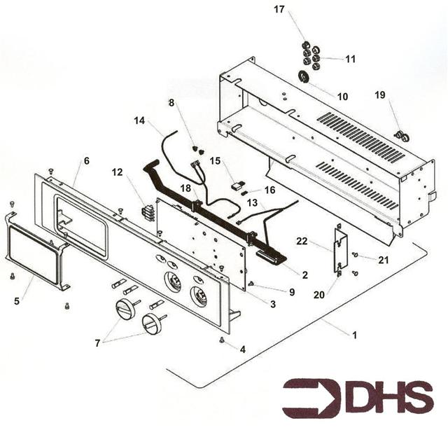 Exploded Diagram for ELECTRICAL BOX ASSEMBLY