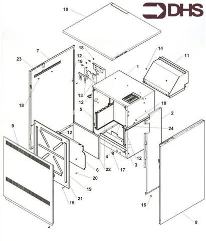 Exploded Diagram for SUPERSTRUCTURE & CASE