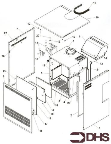 Exploded Diagram for SUPERSTRUCTURE & CASE