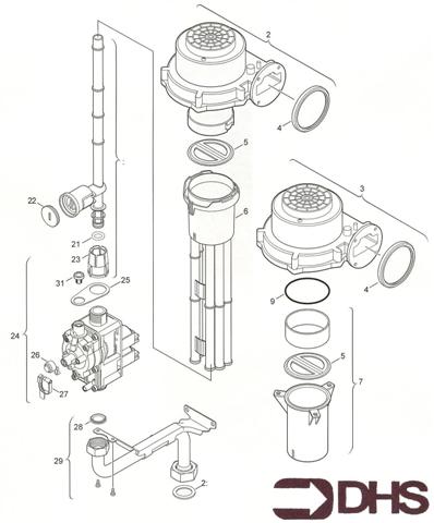 Exploded Diagram for GAS VALVE