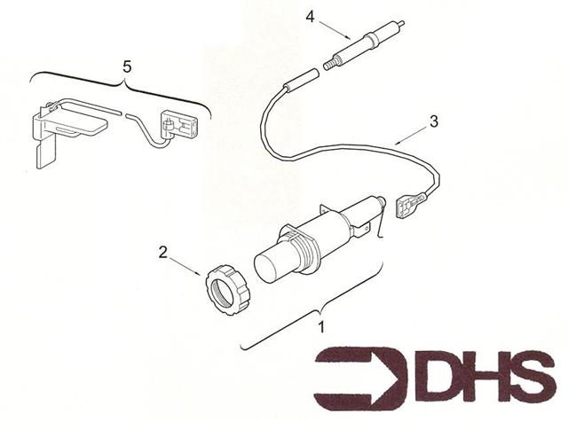 Exploded Diagram for PIEZO IGNITER