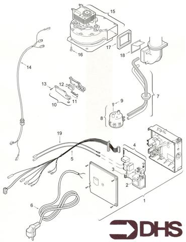 Exploded Diagram for FAN/CONTROL BOX