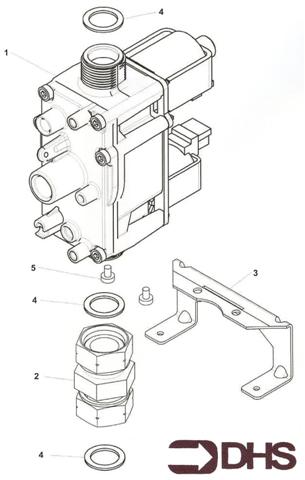 Exploded Diagram for GAS VALVE