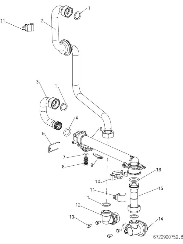 Exploded Diagram for HYDRAULICS